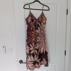 MaxMara Linen Floral Dress